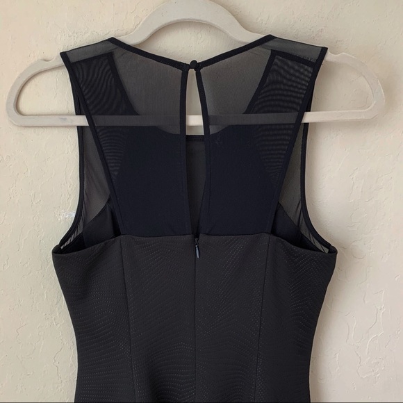 GUESS Embossed Scuba Fit and Flare Dress - Picture 7 of 7